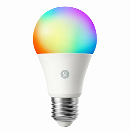Умная лампочка светодиодная Яндекс YNDX-00553 E27 RGB
