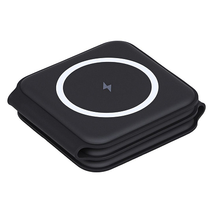 Беспроводная зарядка 3-в-1 MagSafe для телефона, Apple Watch и AirPods 15W TFN MagTrio QI14 черная