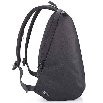 Рюкзак XD Design Bobby Soft с отделением для ноутбука до 15,6 дюйма и USB портом антивор черный