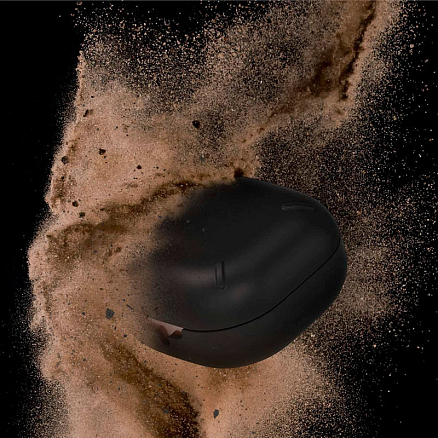 Чехол для наушников Samsung Galaxy Buds Live, Buds Pro пластиковый Ringke Slim X матовый черный