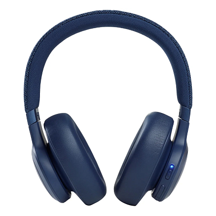 Наушники беспроводные Bluetooth JBL Live 660NC полноразмерные с микрофоном и активным шумоподавлением синие