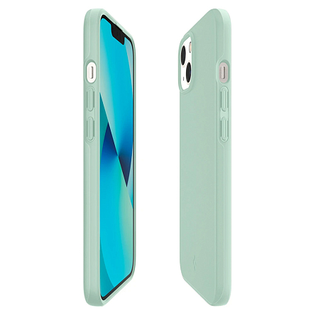 Чехол для iPhone 13 mini пластиковый тонкий Spigen Thin Fit мятный