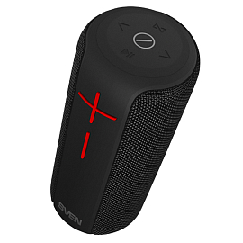 Портативная колонка Sven PS-215 с защитой от воды, подсветкой, FM-радио, USB и поддержкой MicroSD черная