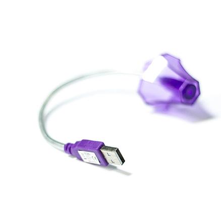 USB светильник на гибкой ножке Compu Parts Лампа фиолетовый