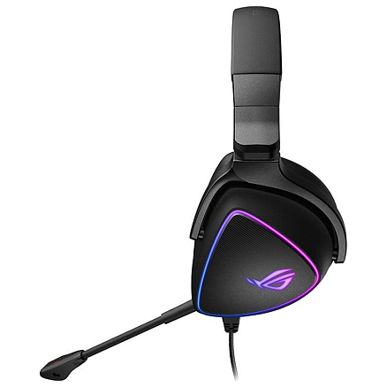 Наушники Asus ROG Delta S полноразмерные с микрофоном игровые черные