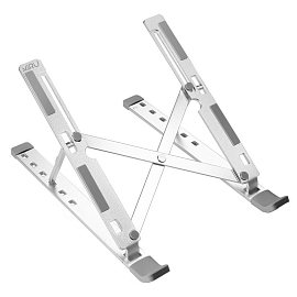 Подставка для ноутбука до 15,6 дюйма складная Miru MLS-5001 серебристая