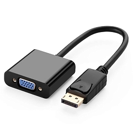 Переходник (преобразователь) DisplayPort - VGA (папа - мама) Ugreen DP109 черный
