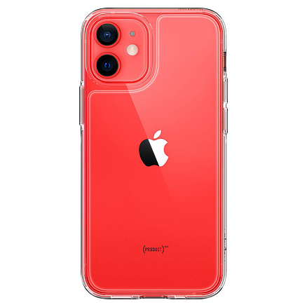 Чехол для iPhone 12 Mini гибридный Spigen Quartz Hybrid прозрачный