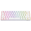 Клавиатура беспроводная Bluetooth Royal Kludge RK61 RK Red механическая с подсветкой игровая белая