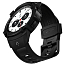 Чехол с ремешком для Samsung Galaxy Watch 4 Classic 42 мм гелевый Spigen Rugged Armor Pro черный