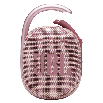 Портативная колонка JBL Clip 4 с защитой от воды розовая