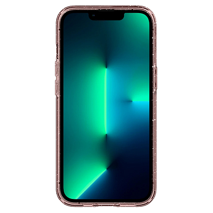 Чехол для iPhone 13 Pro гелевый с блестками Spigen SGP Liquid Crystal Glitter прозрачный розовый