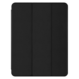 Чехол для iPad Pro 12.9 2020, 2021, 2022 кожаный книжка uBear Touch Case черный