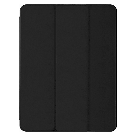 Чехол для iPad Pro 12.9 2020, 2021, 2022 кожаный книжка uBear Touch Case черный