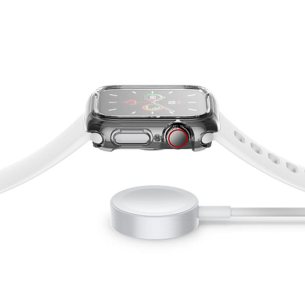 Чехол для Apple Watch 40 мм гибридный Spigen Ultra Hybrid прозрачный