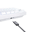 Клавиатура беспроводная Bluetooth Royal Kludge RK87 RK Red механическая с подсветкой игровая белая