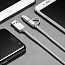 Кабель USB - MicroUSB, Lightning 1 м 2.4А MFi Ugreen US165 серебристый