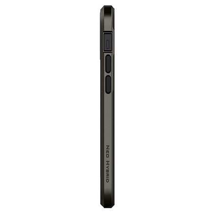 Чехол для iPhone 12 Mini гибридный Spigen Neo Hybrid черно-серый