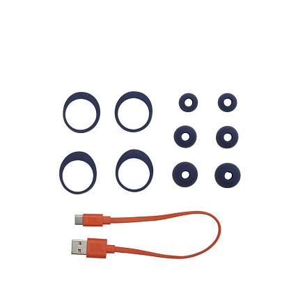 Наушники TWS беспроводные JBL Live Free NC вакуумные с микрофоном и активным шумоподавлением синие