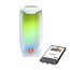 Портативная колонка JBL Pulse 4 с разноцветной подсветкой и с защитой от воды белая