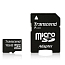 Карта памяти Transcend Secure Digital MicroSDHC 16Gb Class 10 с адаптером SD скоростная UHS-I