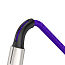 Кабель USB - MicroUSB для зарядки 1 м 4А плетеный Baseus Waterdrop (быстрая зарядка) фиолетовый