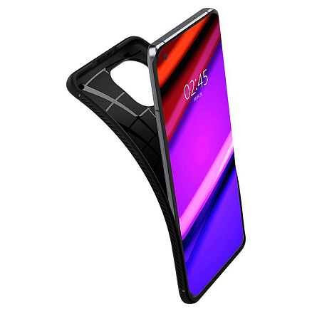 Чехол для Xiaomi Mi 11 гелевый Spigen Rugged Armor черный