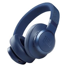 Наушники беспроводные Bluetooth JBL Live 660NC полноразмерные с микрофоном и активным шумоподавлением синие
