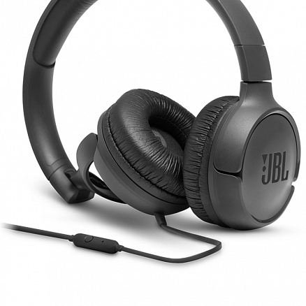 Наушники JBL T500 накладные с микрофоном складные черные