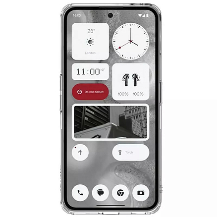 Чехол для Nothing Phone 2 гибридный Nillkin Nature TPU Pro прозрачный