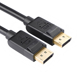 Кабель DisplayPort - DisplayPort (папа - папа) длина 1,5 м 4Kx2K 60Hz версия 1.2 Ugreen черный