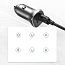 Зарядное устройство автомобильное с USB и Type-C входами 3A 20W Ugreen CD130 (быстрая зарядка PD 3.0, QC 3.0) серебристое