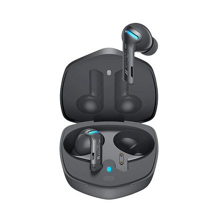 Наушники TWS беспроводные Bluetooth QCY G1 вакуумные с микрофоном игровые серые