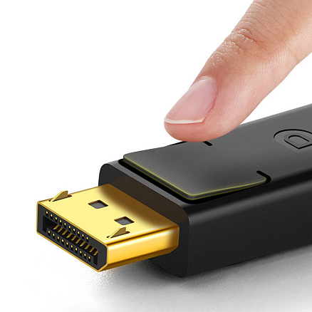 Кабель DisplayPort - DisplayPort (папа - папа) длина 3 м 4Kx2K 144Hz версия 1.2 Ugreen DP102 черный