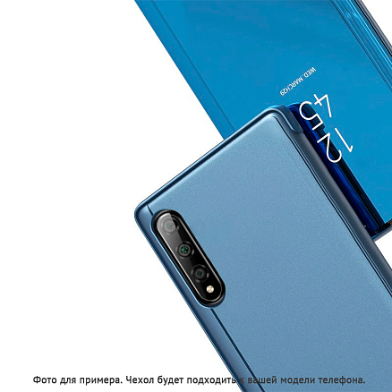 Чехол для Samsung Galaxy A21 книжка Hurtel Clear View синий