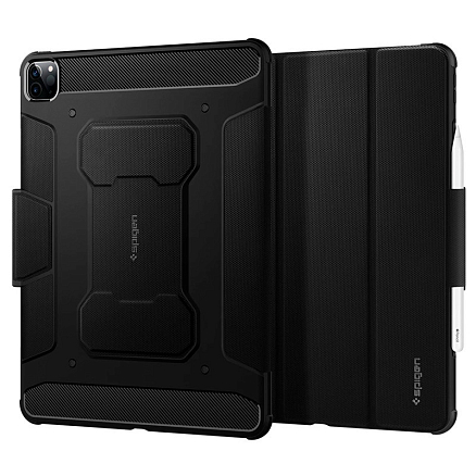 Чехол для iPad Pro 12.9 2018, 2020 гелевый Spigen SGP Rugged Armor Pro черный