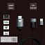 Кабель HDMI – USB, Wi-Fi (папа - мама) для подключения к TV 1 м 2K 60Hz MiraScreen с питанием от USB черный