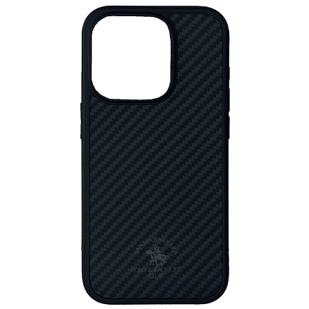 Чехол для iPhone 15 гибридный Santa Barbara Polo & Racquet Club Elvis черный