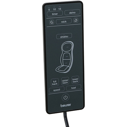 Массажная накидка (массажер) на кресло для спины и шеи Шиацу с подогревом Beurer MG 254
