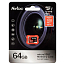 Карта памяти Netac P500 Extreme Pro MicroSDHC 64Gb UHS-I U3 V30 100 Мб/с с адаптером SD