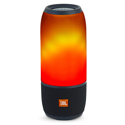 Портативная колонка JBL Pulse 3 с разноцветной подсветкой и с защитой от воды черная