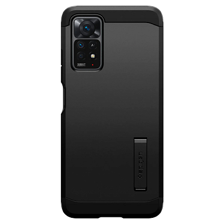 Чехол для Xiaomi Redmi Note 11 Pro, 11 Pro 5G гибридный для экстремальной защиты Spigen Tough Armor черный