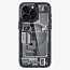 Чехол для iPhone 15 Pro Max гибридный Spigen Ultra Hybrid Zero One MagSafe серый