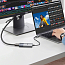 Хаб (разветвитель) Type-C - HDMI 2.1 4K (папа - мама) длина 20 см Ugreen CM491 серый
