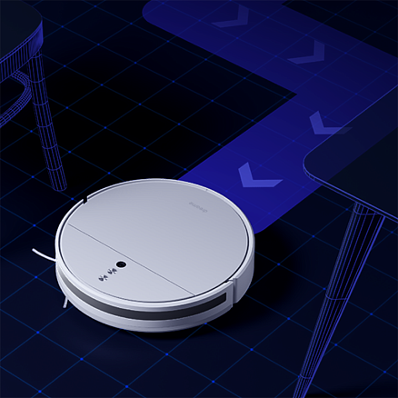 Робот-пылесос с влажной уборкой Dreame Robot Vacuum F9 белый