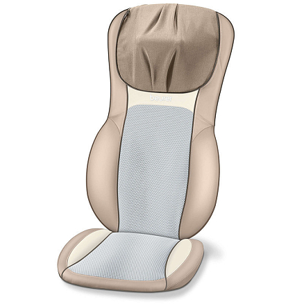 Массажная накидка (массажер) на кресло для спины и шеи Шиацу с подогревом Beurer MG 295 бежевая