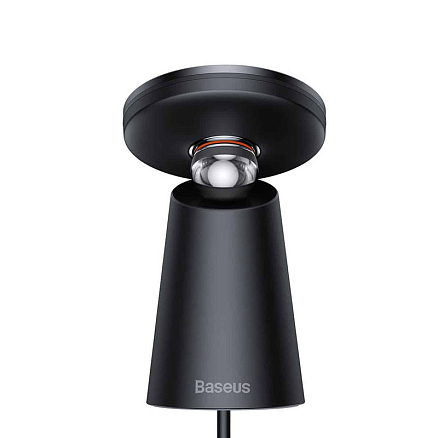 Беспроводная магнитная зарядка MagSafe для iPhone 15W Baseus Simple Magnetic Stand черная