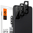 Защитное стекло на камеру для Samsung Galaxy S21 FE Spigen Optik.TR черное 2 шт.