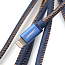 Кабель USB - Lightning для зарядки iPhone 1 м 2.4А MFi джинсовый Ugreen US247 синий