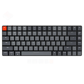 Клавиатура Keychron K3 V2 D1 RU с подсветкой (Keychron Low Profile Optical Red) механическая серая